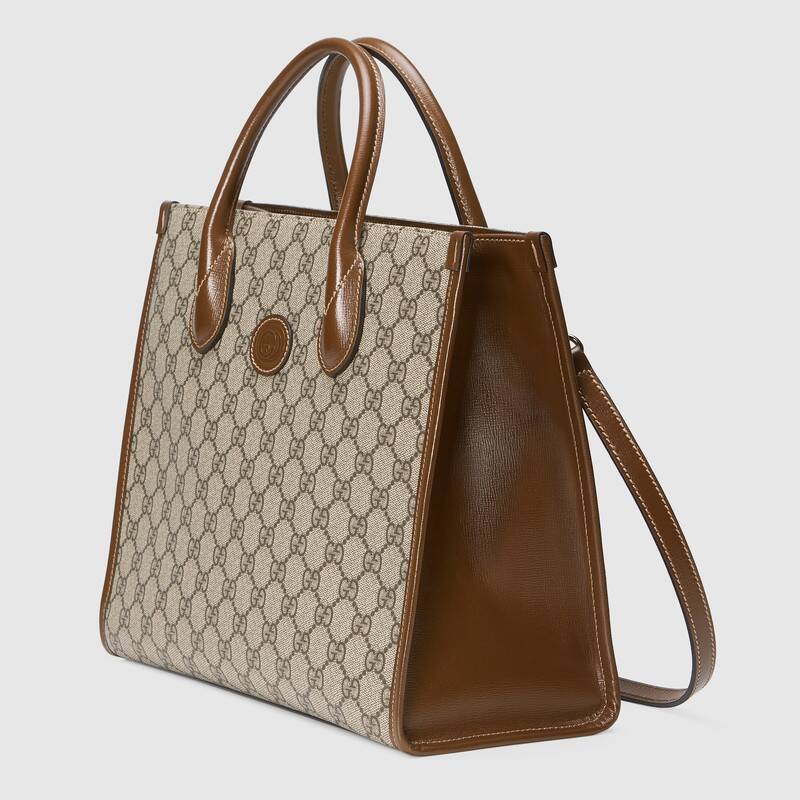 Gucci GG Small Tote Bag Shoulder Bag 659983 Beige